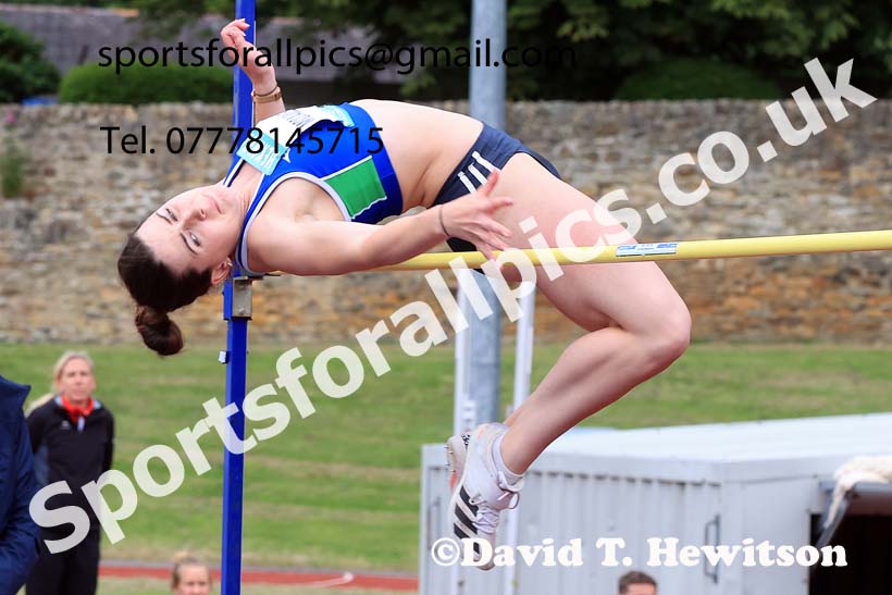 Womens Heptathlon High Jump, 2024 EAP International Combined events, Hewcham, Northumberland.  Photo: David T. Hewitson/Sports for All Pics